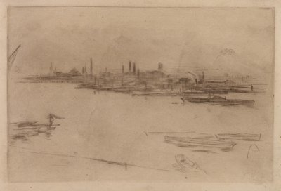 Battersea Morn, 1875. av James Abbott McNeill Whistler