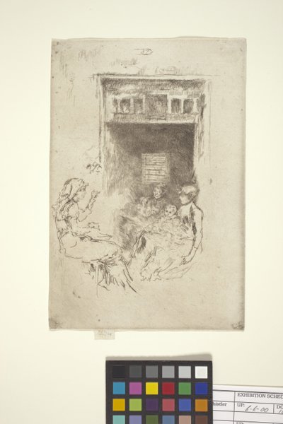 Bead-stringers (etsning) av James Abbott McNeill Whistler