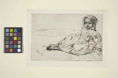 Bibi Valentin (etsning) av James Abbott McNeill Whistler