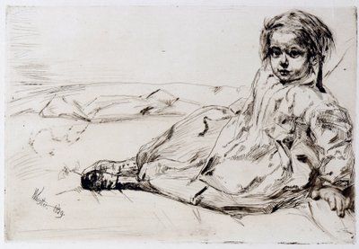 Bibi Valentine av James Abbott McNeill Whistler