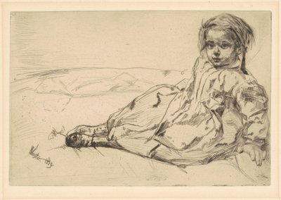 Bibi Valentin, 1859. av James Abbott McNeill Whistler