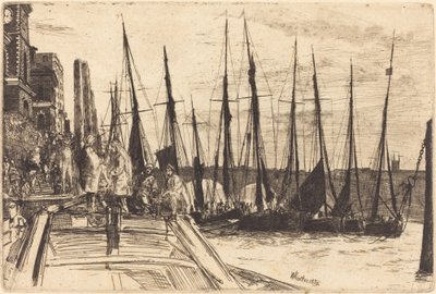 Billingsgate, 1859. av James Abbott McNeill Whistler