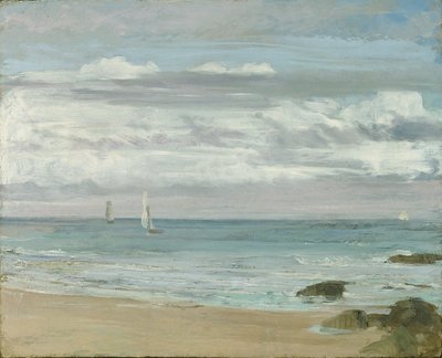 Blått och silver: Trouville, c.1865 av James Abbott McNeill Whistler
