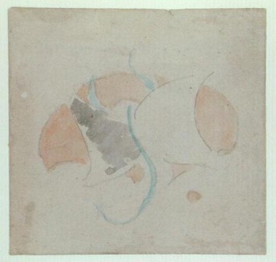 Fjärilsmotiv (penna och akvarell på papper) av James Abbott McNeill Whistler