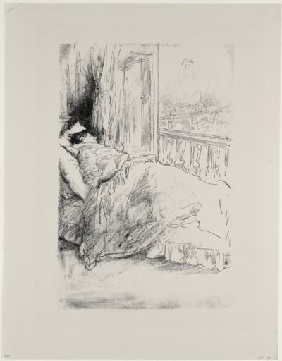 Vid balkongen, 1896 av James Abbott McNeill Whistler