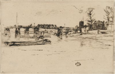 Chelsea, 1879. av James Abbott McNeill Whistler