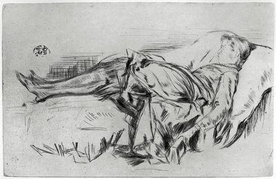 Barn på en soffa, 1800-talet 1904. av James Abbott McNeill Whistler