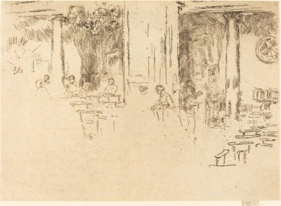 Kyrka, Bryssel, 1887. av James Abbott McNeill Whistler