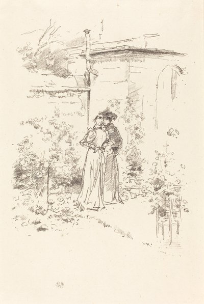 Förtroende i trädgården, 1894. av James Abbott McNeill Whistler