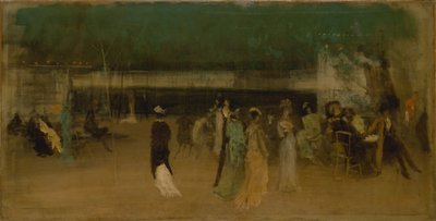 Cremorne Gardens, nr 2, ca 1870-80 av James Abbott McNeill Whistler