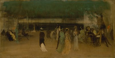 Cremorne Gardens, nr 2, ca. 1870-80. av James Abbott McNeill Whistler