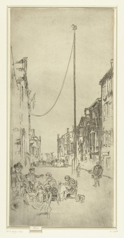 De masten Masten Venedig: Tolv etsningar (serietitel) av James Abbott McNeill Whistler