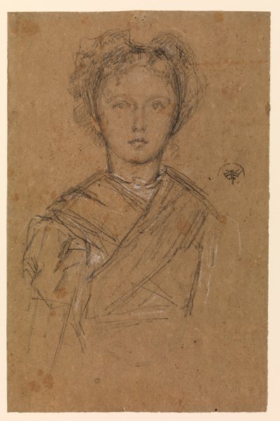 Elinor Leyland, ca 1873 av James Abbott McNeill Whistler