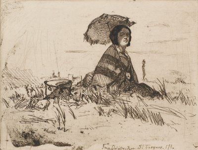 I full sol, 1858. av James Abbott McNeill Whistler