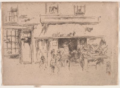 Exeter Street. av James Abbott McNeill Whistler