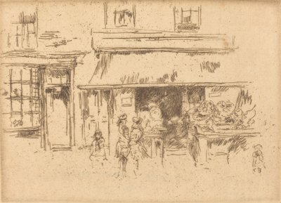 Exeter Street, ca. 18861888. av James Abbott McNeill Whistler