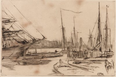 Från Billingsgate, 1878. av James Abbott McNeill Whistler