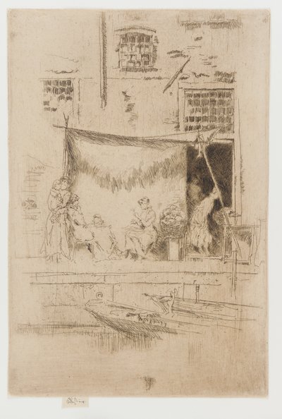 Fruktstall, 1879-1880. av James Abbott McNeill Whistler