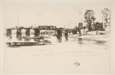 Fulham Chelsea, 1900-talet. av James Abbott McNeill Whistler