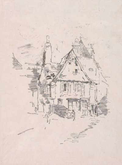 Sadeltak, Vitré, 1893. av James Abbott McNeill Whistler