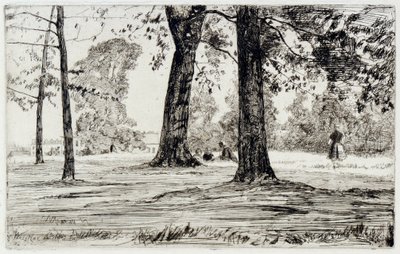 Greenwich Park av James Abbott McNeill Whistler
