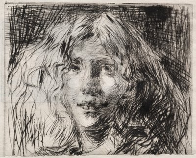 Joanna Hefferman, Den irländska skönheten, 1866. av James Abbott McNeill Whistler