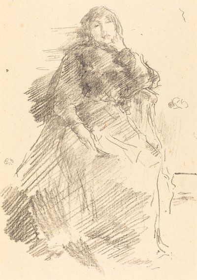 Den vackra lata damen, 1894. av James Abbott McNeill Whistler
