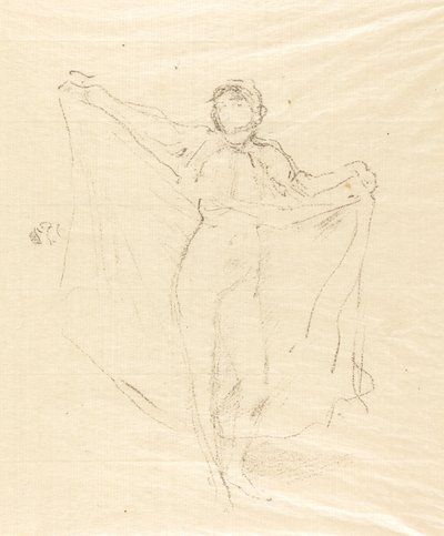 La Danseuse: A Study of the Nude, ca. 1891. av James Abbott McNeill Whistler