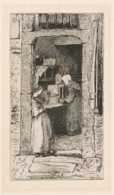 Senapssäljaren, 1858. av James Abbott McNeill Whistler