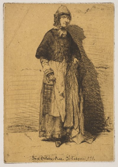 Moder Gerard, 1858. av James Abbott McNeill Whistler