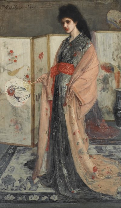 Prinsessan från porslinslandet 1863-65 (olja på duk) av James Abbott McNeill Whistler