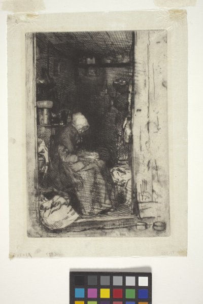 La Vielle Aux Loques (etsning) av James Abbott McNeill Whistler
