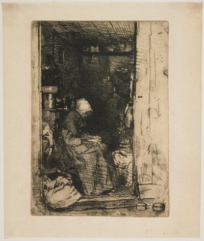 La Vielle aux Loques ur Tolv etsningar efter naturen av James Abbott McNeill Whistler