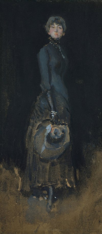 Lady in Grey, ca. 1883. av James Abbott McNeill Whistler