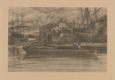 Limehouse, 1878. av James Abbott McNeill Whistler