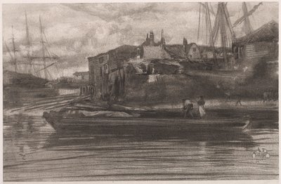 Limehouse, 1878. av James Abbott McNeill Whistler