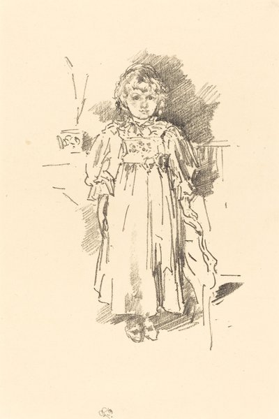Lilla Evelyn, 1896. av James Abbott McNeill Whistler