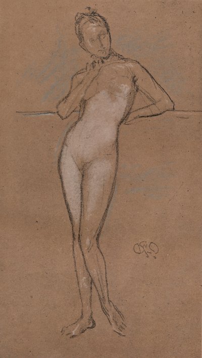 Lilla naken, c1888 av James Abbott McNeill Whistler