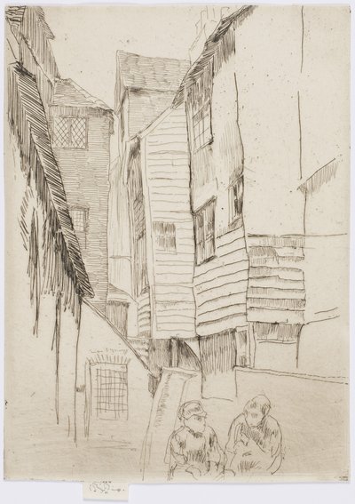 Little Smithfield, ca 1877 (etsning på papper) av James Abbott McNeill Whistler
