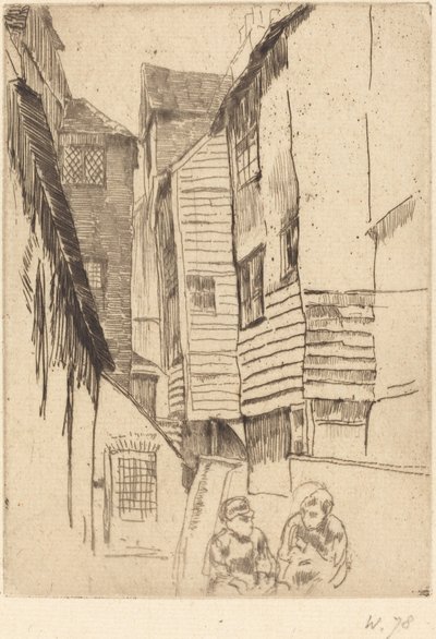 Little Smithfield, ca. 1877. av James Abbott McNeill Whistler