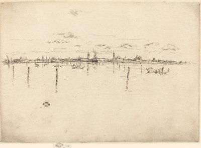 Lilla Venedig, 1880. av James Abbott McNeill Whistler