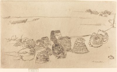 Hummerkrukor, ca. 18801881. av James Abbott McNeill Whistler
