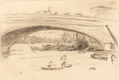 London Bridge, ca. 1875. av James Abbott McNeill Whistler