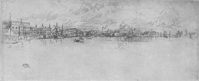 Långa Venedig, c1880, 1904 av James Abbott McNeill Whistler