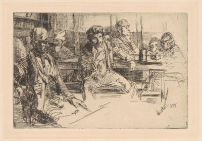 Långstrandsmän, 1859. av James Abbott McNeill Whistler