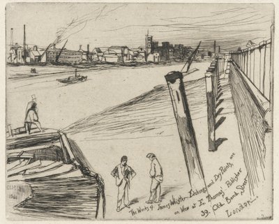 Millbank, 1861 (etsning på papper) av James Abbott McNeill Whistler