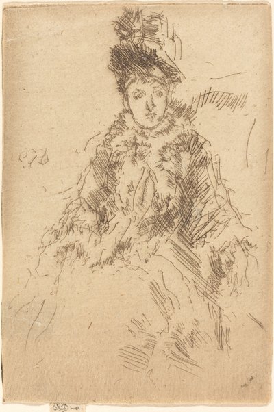 Miss Lenoir, ca. 1887. av James Abbott McNeill Whistler