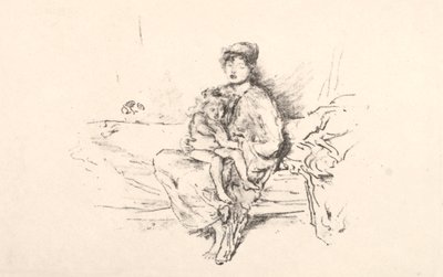 Mor och barn, nr 2, 1890. av James Abbott McNeill Whistler