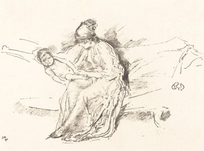 Mor och barn, nr 4, 18911895. av James Abbott McNeill Whistler