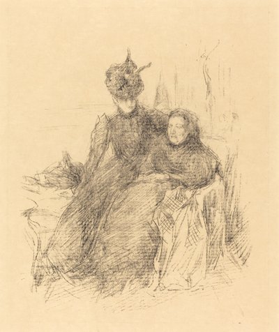Mor och dotter, 1897. av James Abbott McNeill Whistler